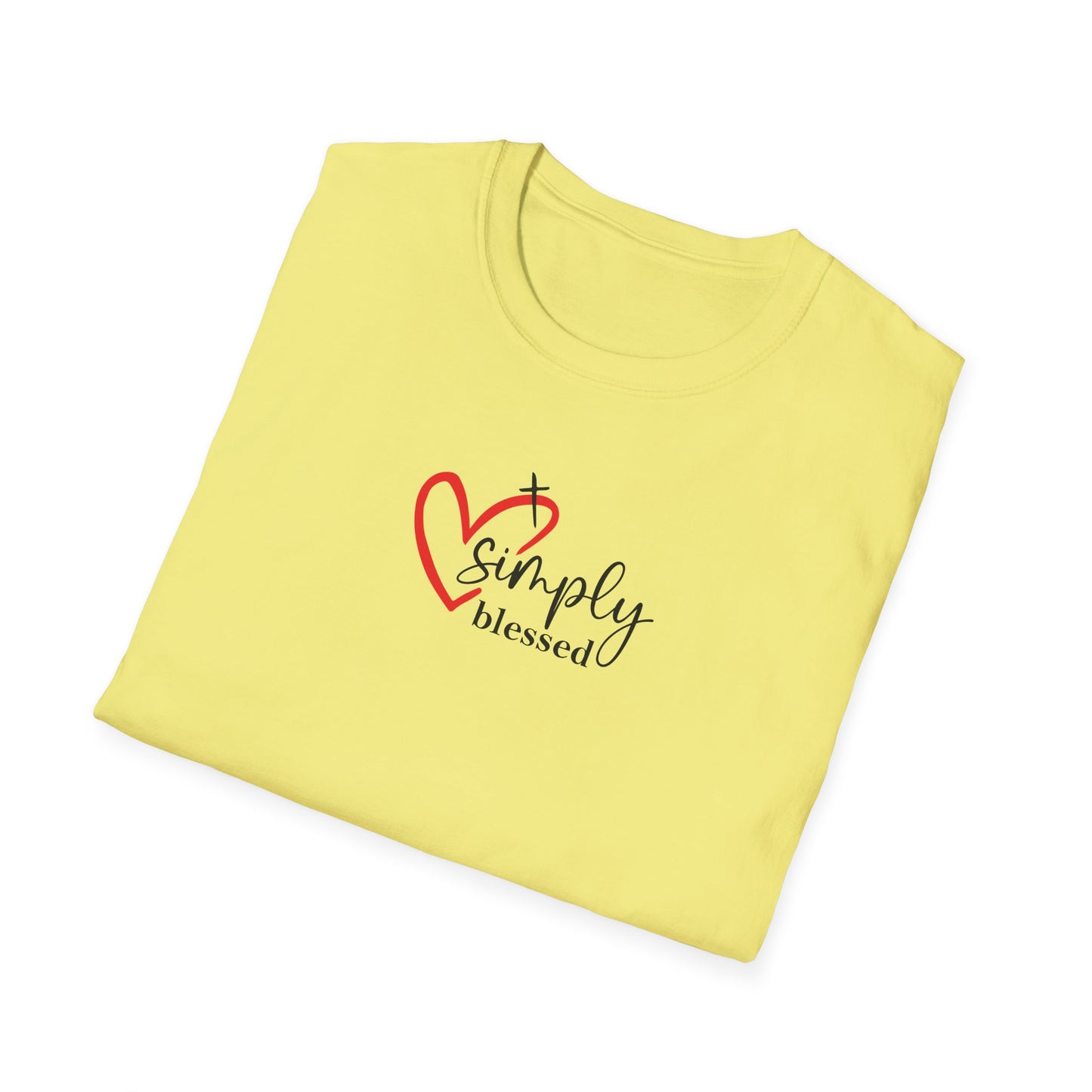 "Simply Blessed" Unisex Softstyle T-Shirt