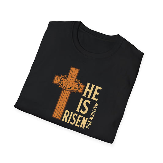 "He Is Risen" - Unisex Softstyle T-Shirt