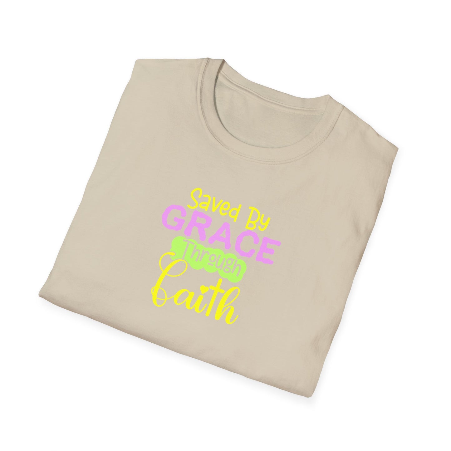 "Saved by Grace Through Faith" Unisex Softstyle T-Shirt