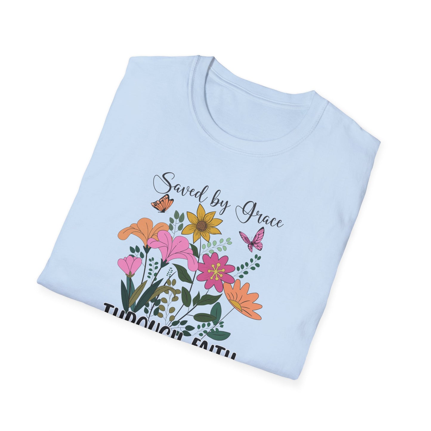 "Saved By Grace" Unisex Softstyle T-Shirt