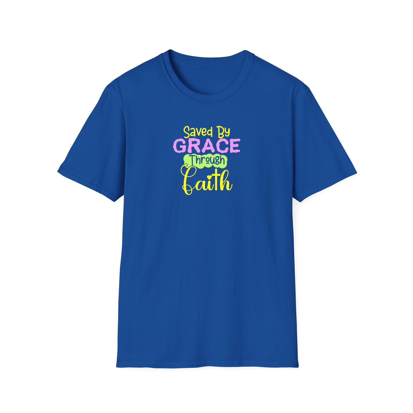 "Saved by Grace Through Faith" Unisex Softstyle T-Shirt