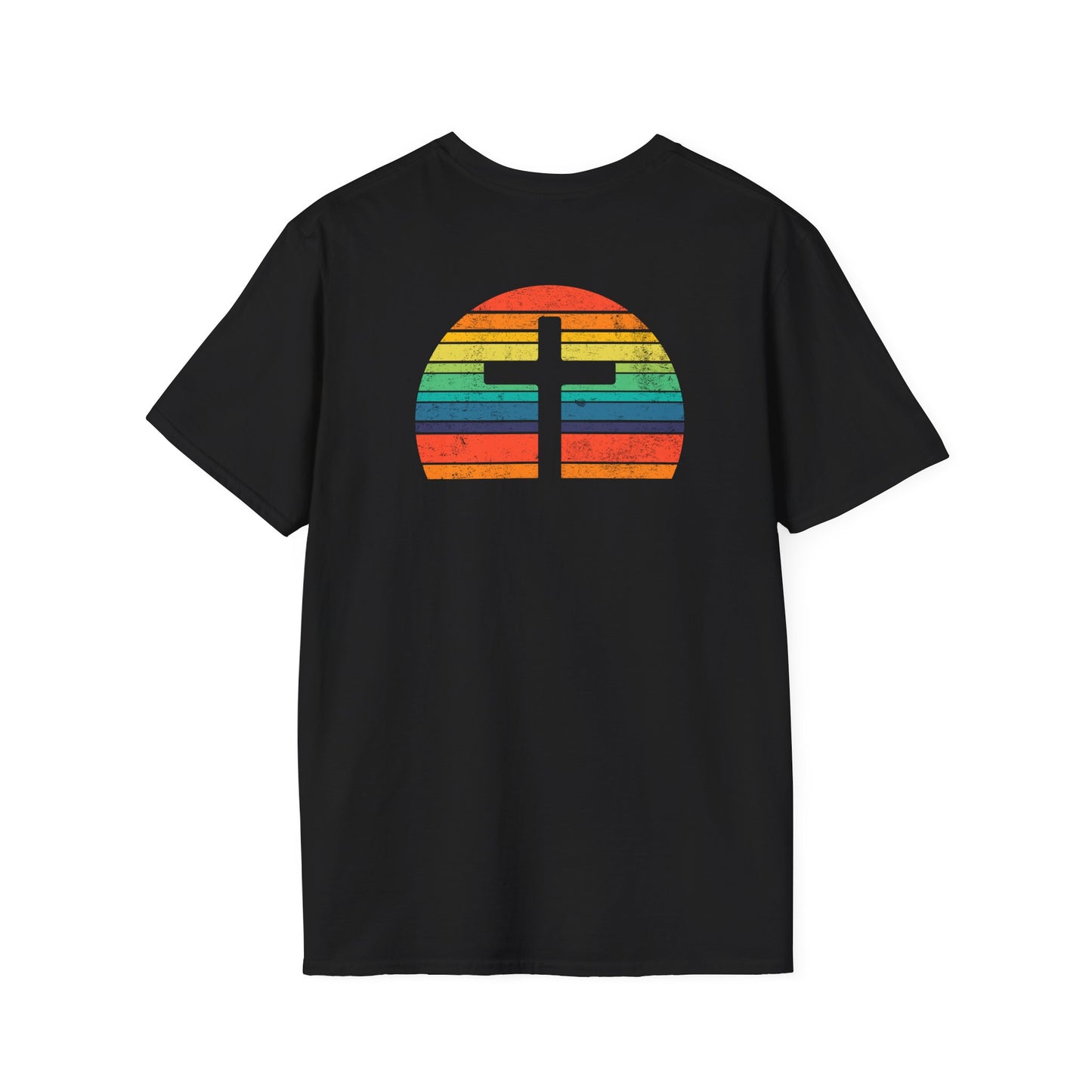 Retro Cross - Unisex Softstyle T-Shirt