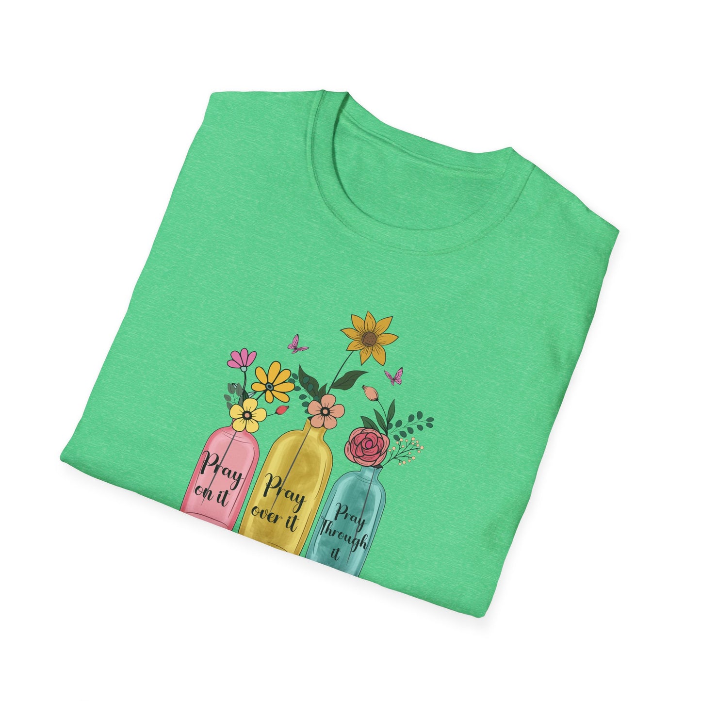 Jars of Flowers Unisex Softstyle T-Shirt
