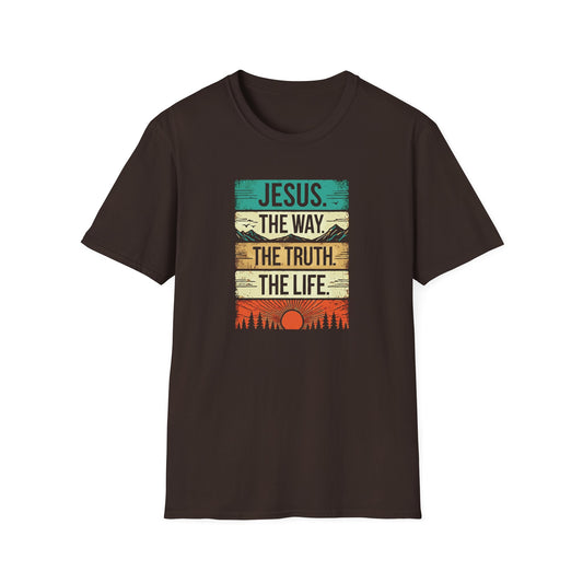 The Way The Truth The Life - Unisex Softstyle T-Shirt