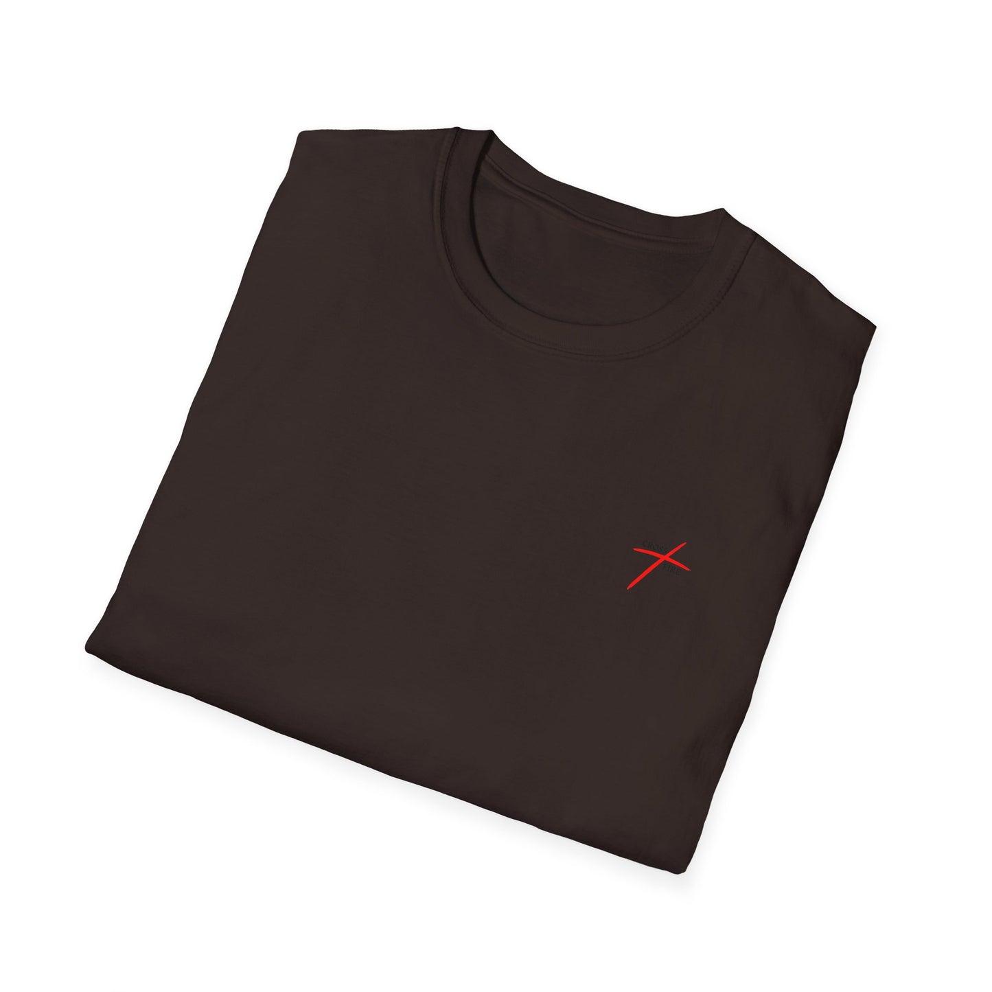 "Rooted In Christ" Back Print Unisex Softstyle T-Shirt