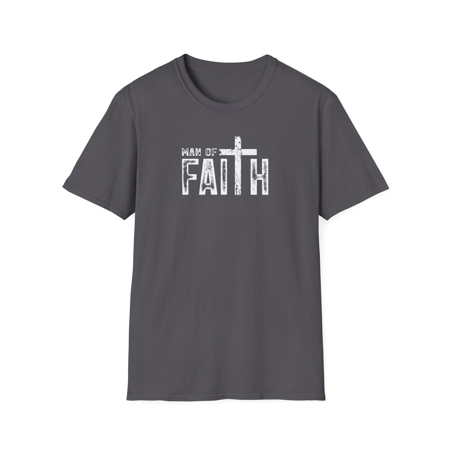 "Man of Faith" Retro Unisex Softstyle T-Shirt