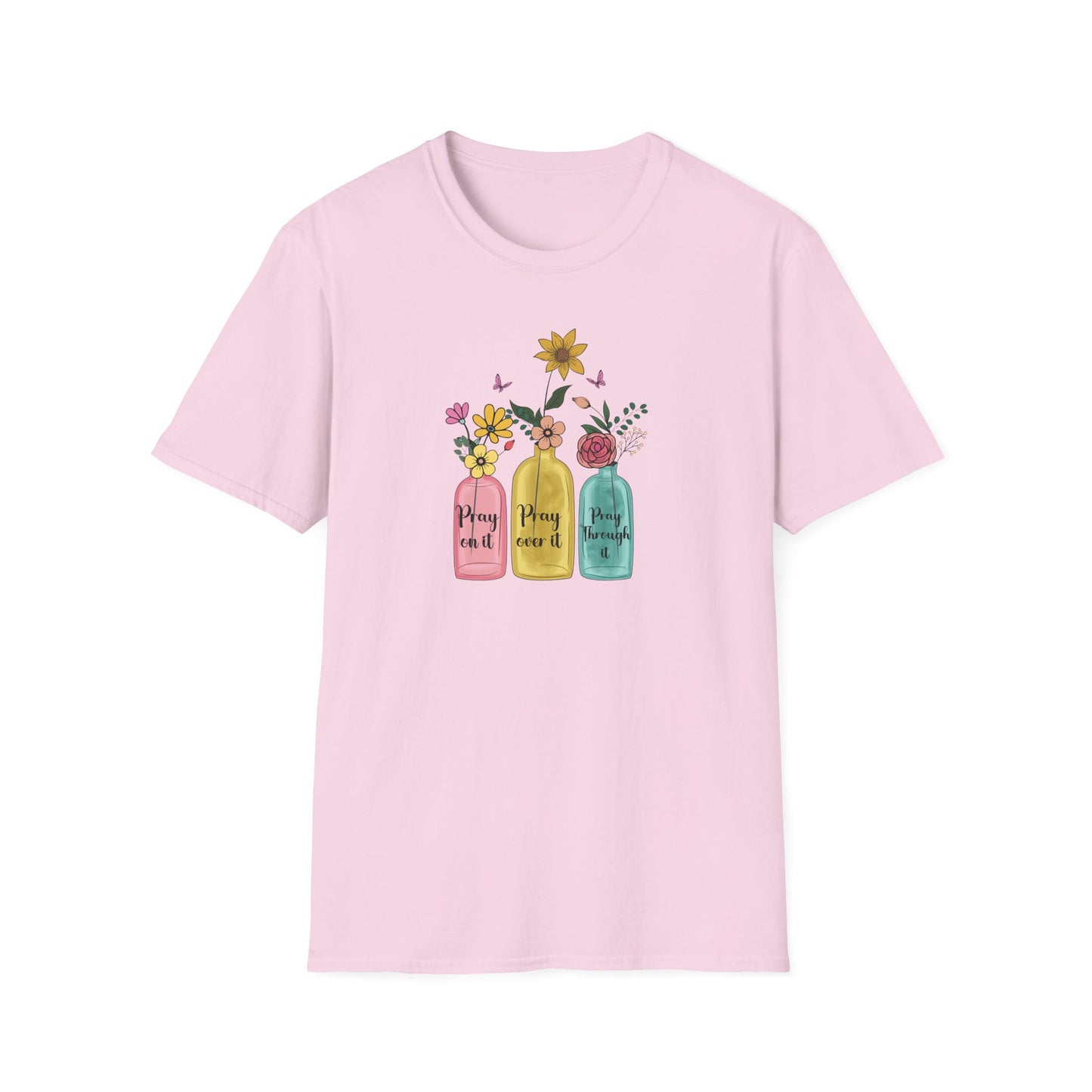 Jars of Flowers Unisex Softstyle T-Shirt