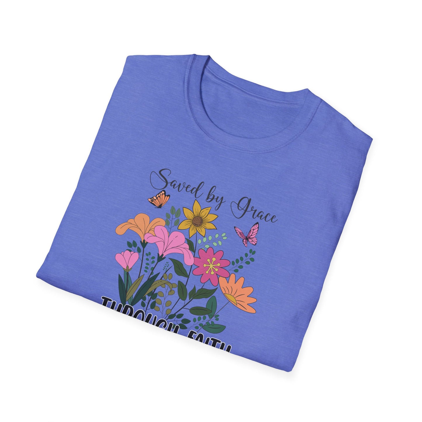 "Saved By Grace" Unisex Softstyle T-Shirt