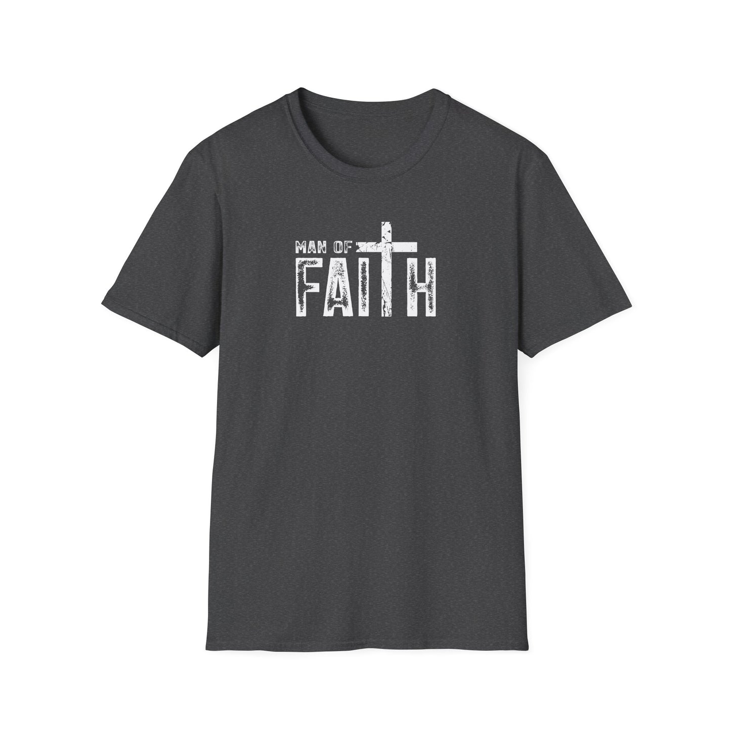 "Man of Faith" Retro Unisex Softstyle T-Shirt