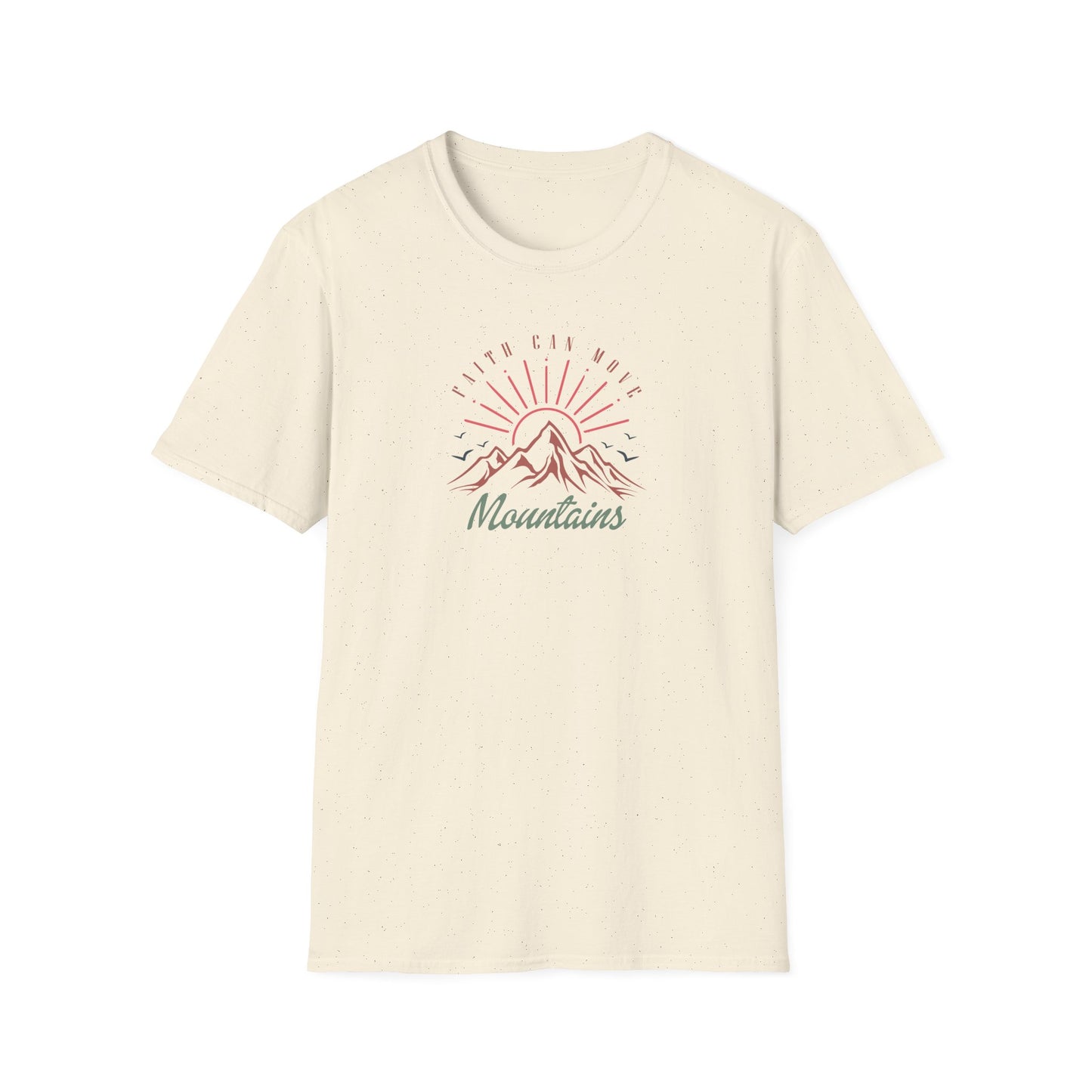 Faith Can Move Mountains D-3 Unisex Softstyle T-Shirt