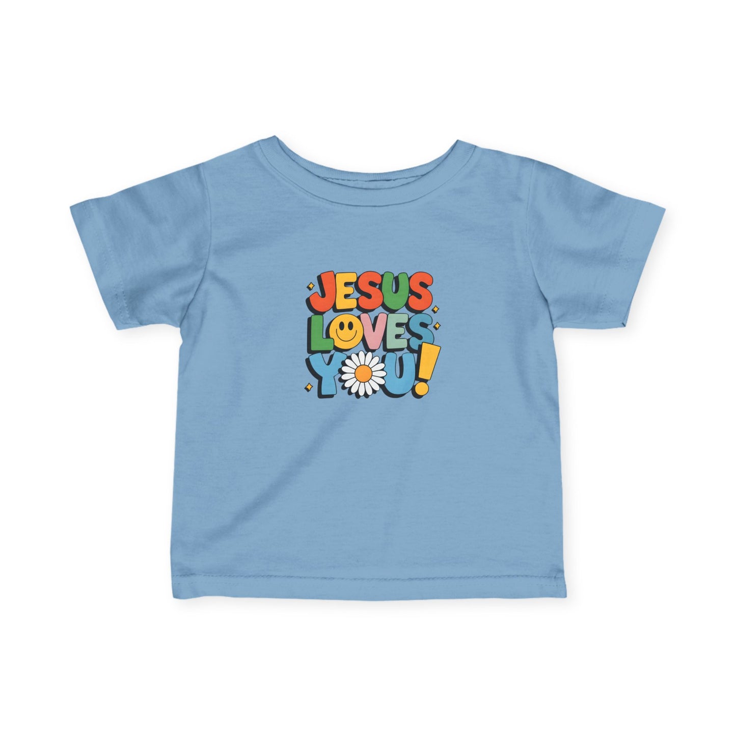 "Jesus Loves You" - Infant Fine Jersey Tee