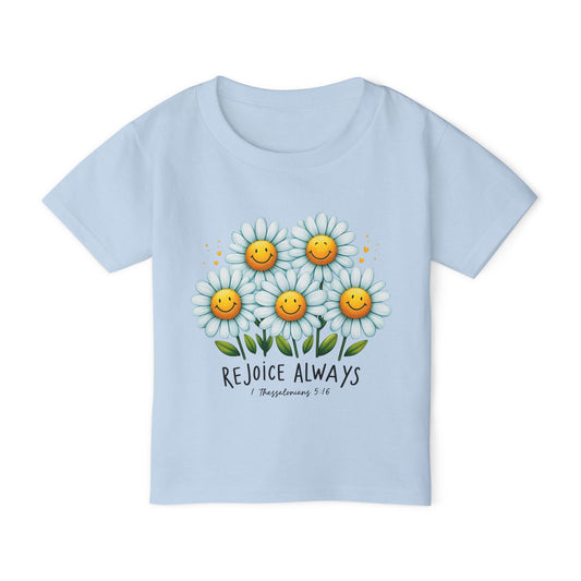 "Rejoice Always" - Heavy Cotton™ Toddler T-shirt