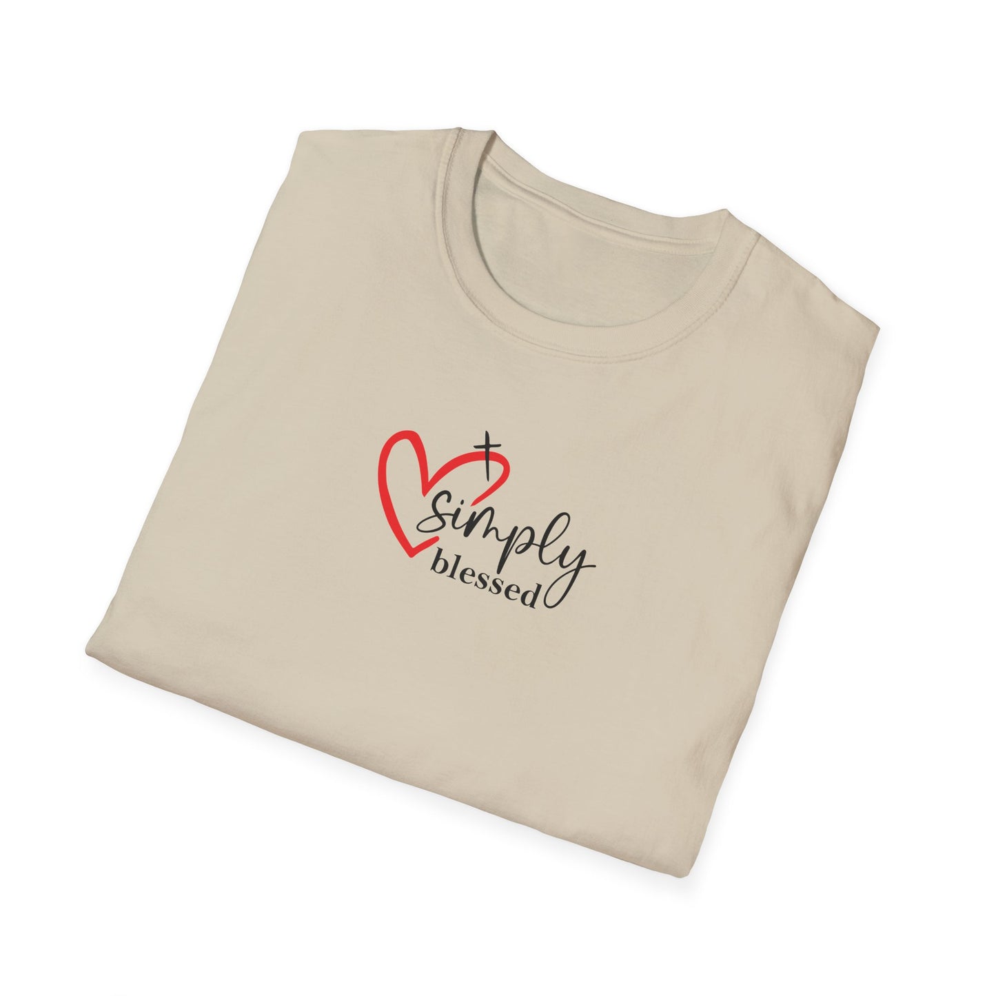 "Simply Blessed" Unisex Softstyle T-Shirt