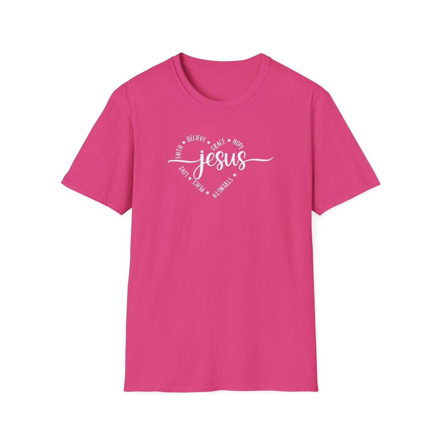 Heart-Jesus Unisex Softstyle T-Shirt