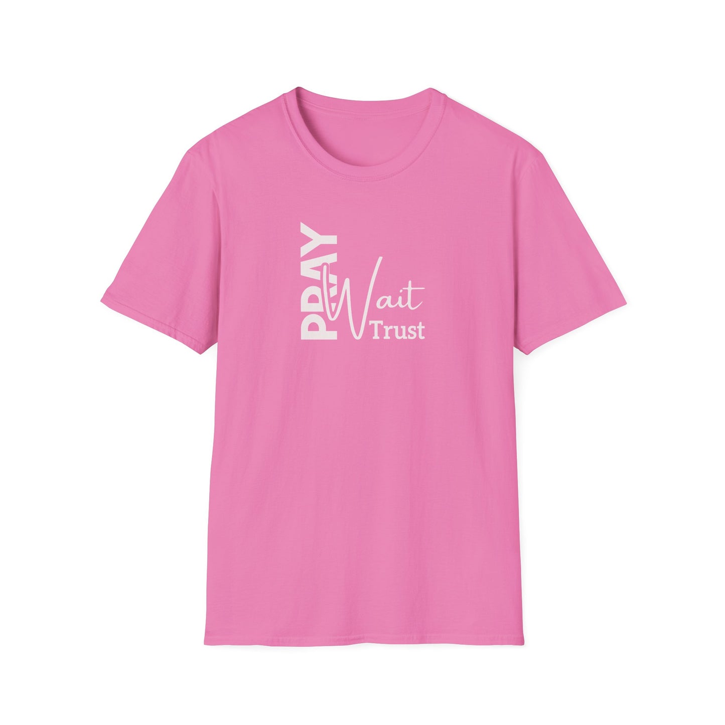 "Pray Wait Trust" Unisex Softstyle T-Shirt
