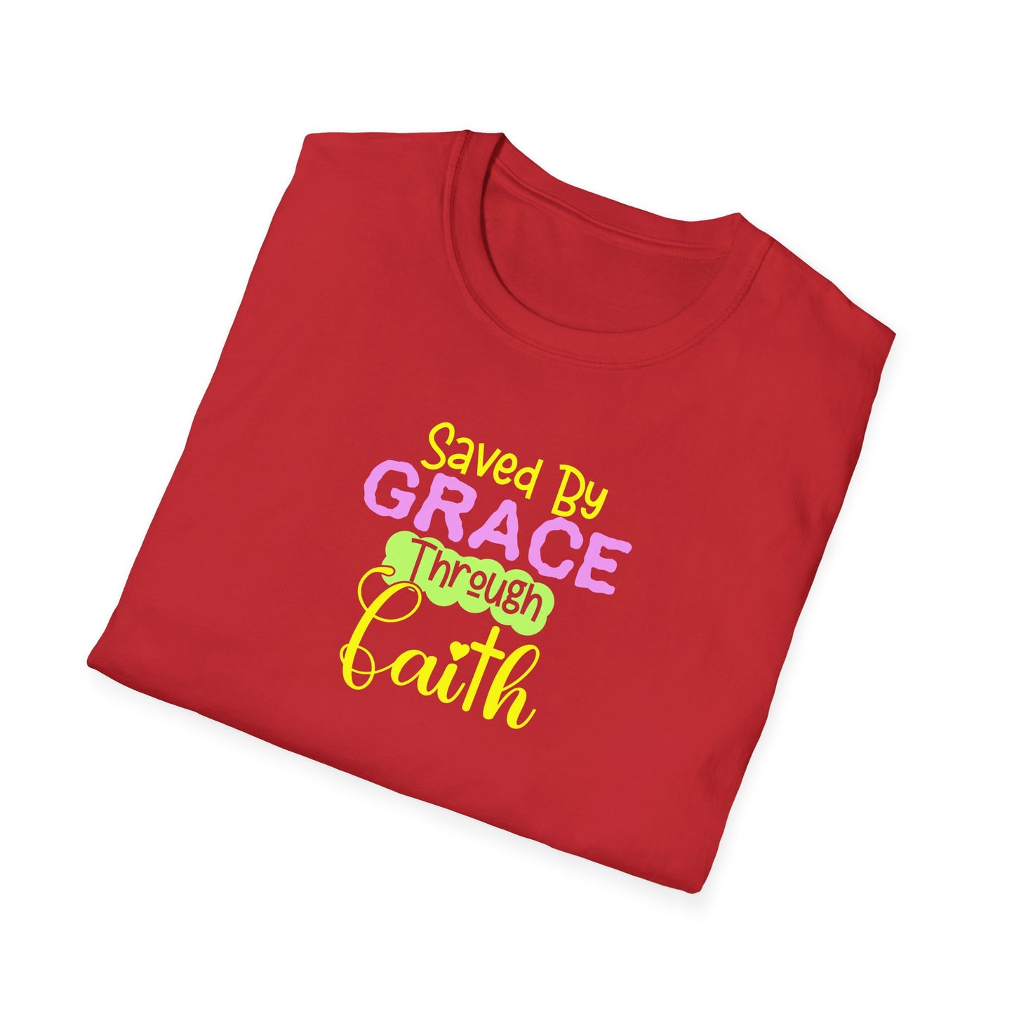 "Saved by Grace Through Faith" Unisex Softstyle T-Shirt