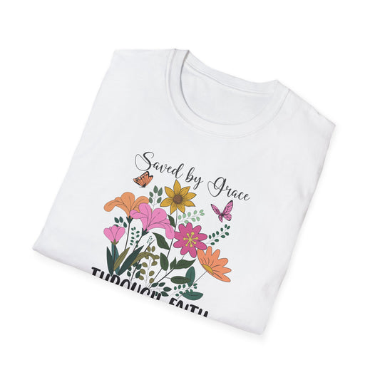 "Saved By Grace" Unisex Softstyle T-Shirt
