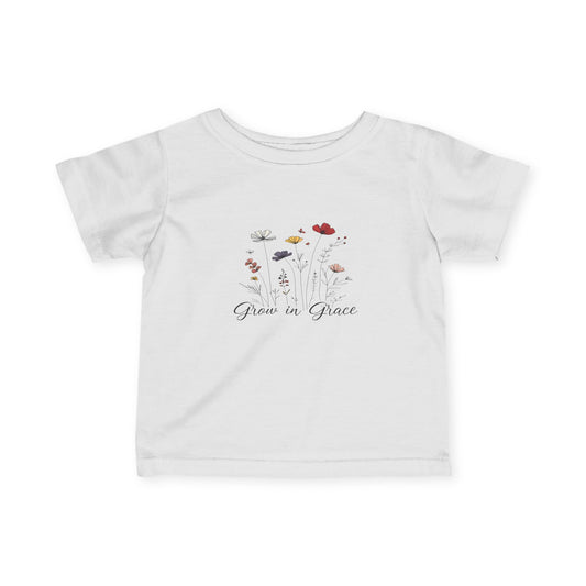 "Grow in Grace" - Infant Fine Jersey Tee