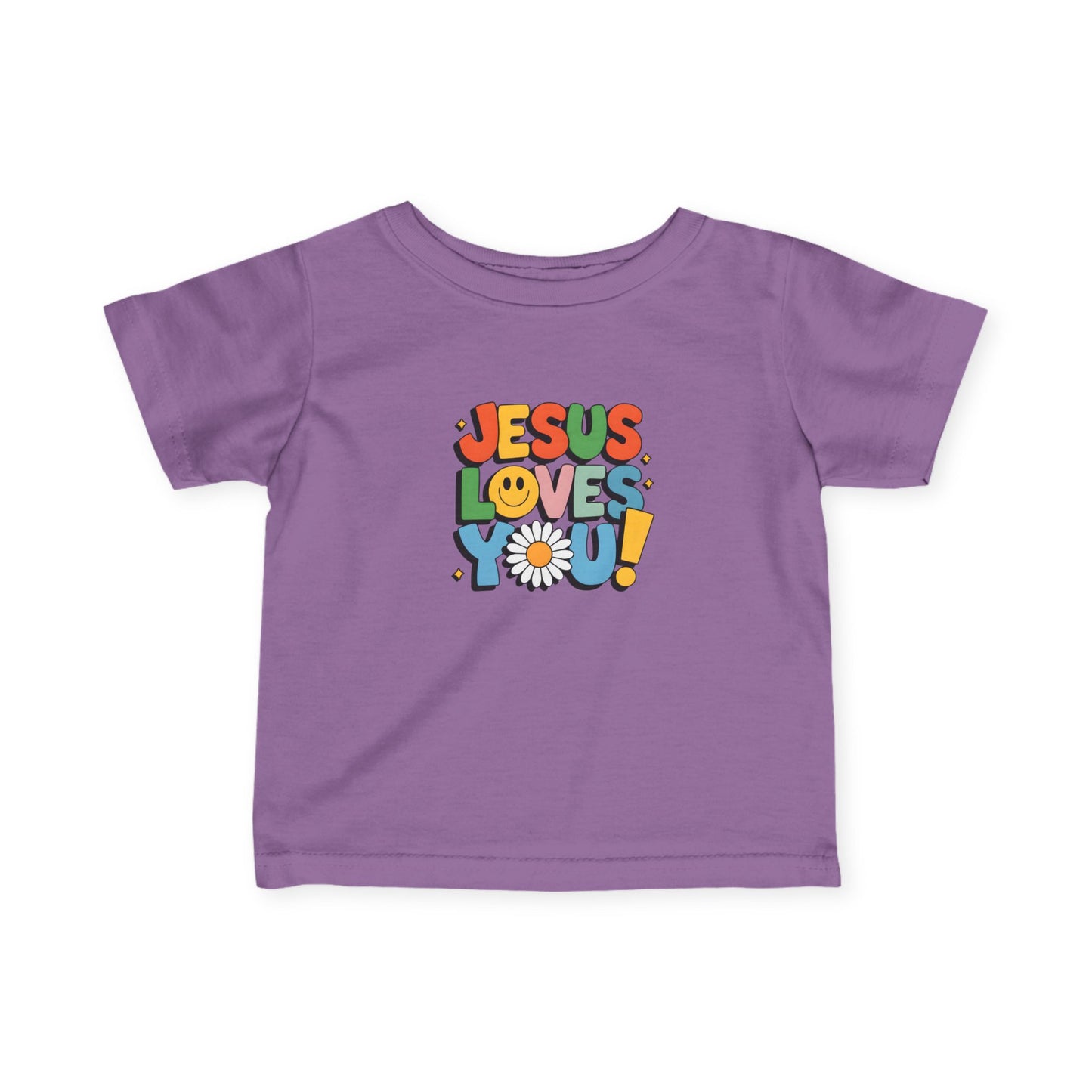 "Jesus Loves You" - Infant Fine Jersey Tee