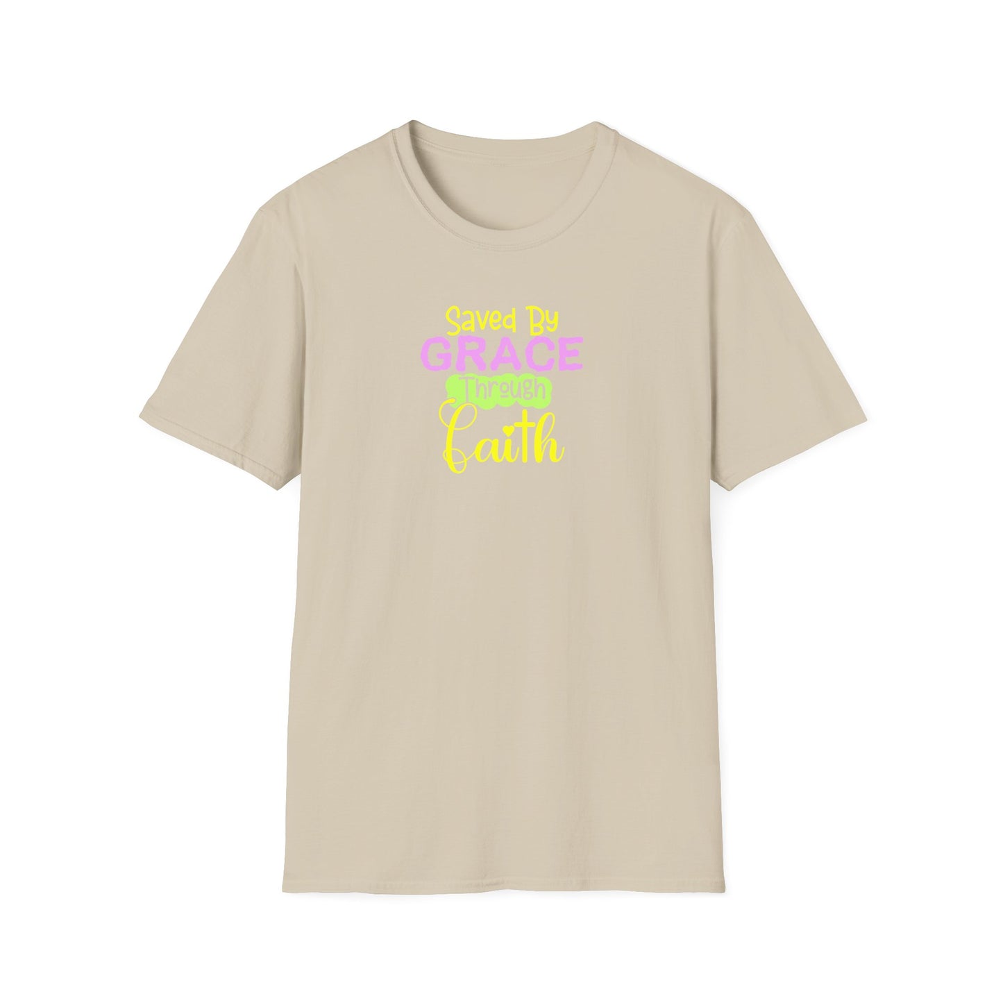 "Saved by Grace Through Faith" Unisex Softstyle T-Shirt