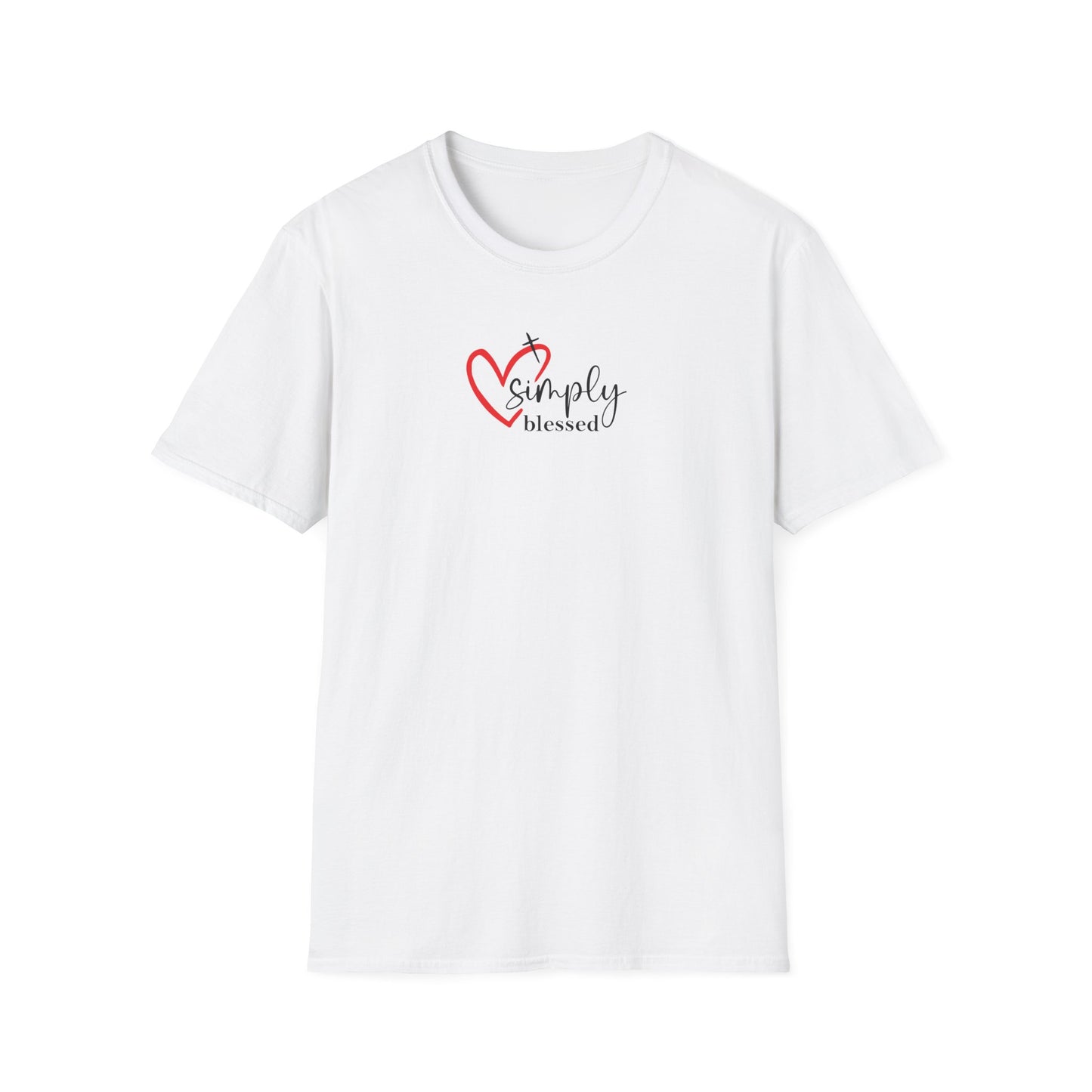"Simply Blessed" Unisex Softstyle T-Shirt