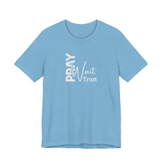 "Pray Wait Trust" Unisex Softstyle T-Shirt