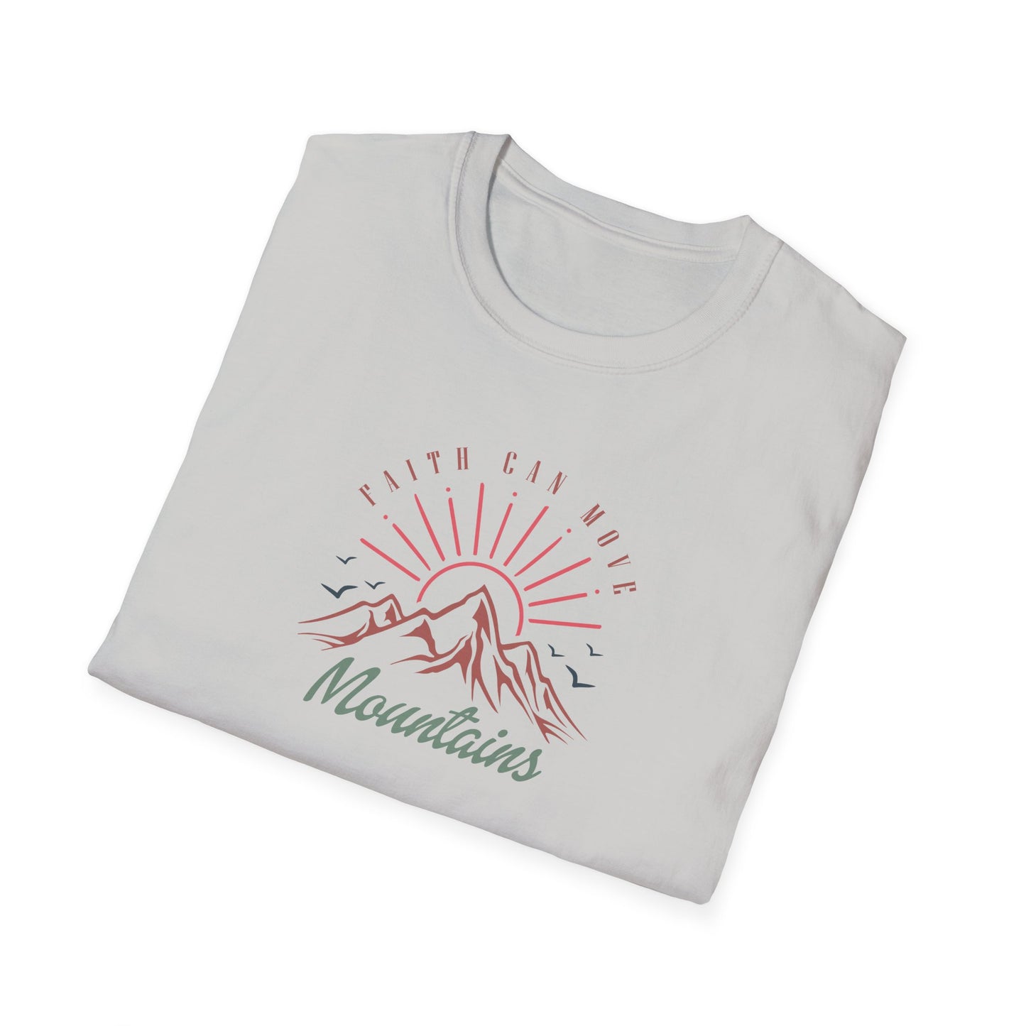 Faith Can Move Mountains D-3 Unisex Softstyle T-Shirt