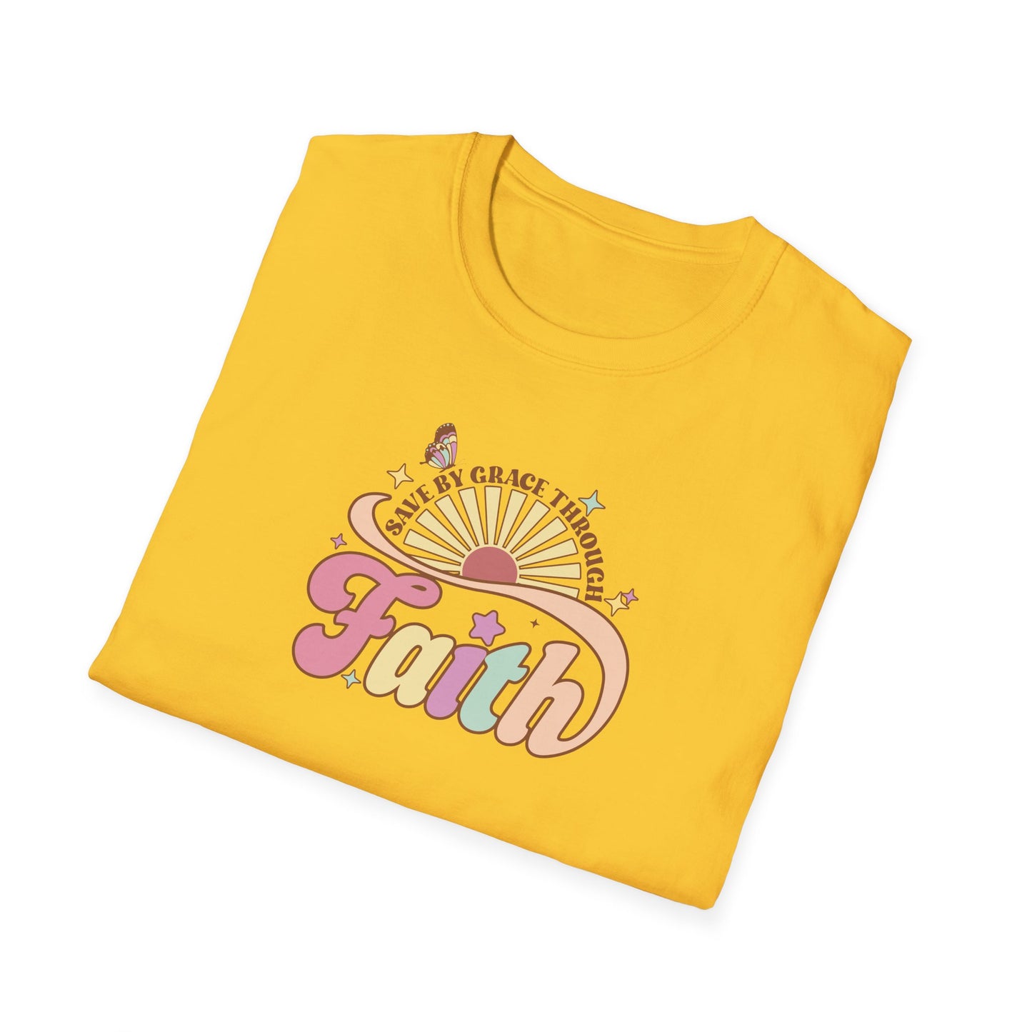 "Saved by Grace Through Faith" Unisex Softstyle T-Shirt