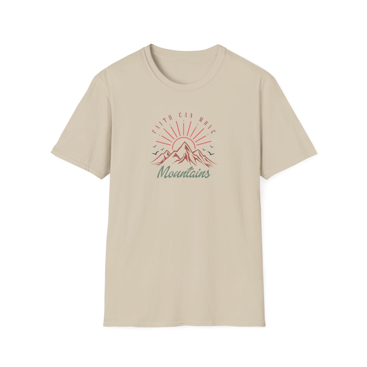 Faith Can Move Mountains D-3 Unisex Softstyle T-Shirt