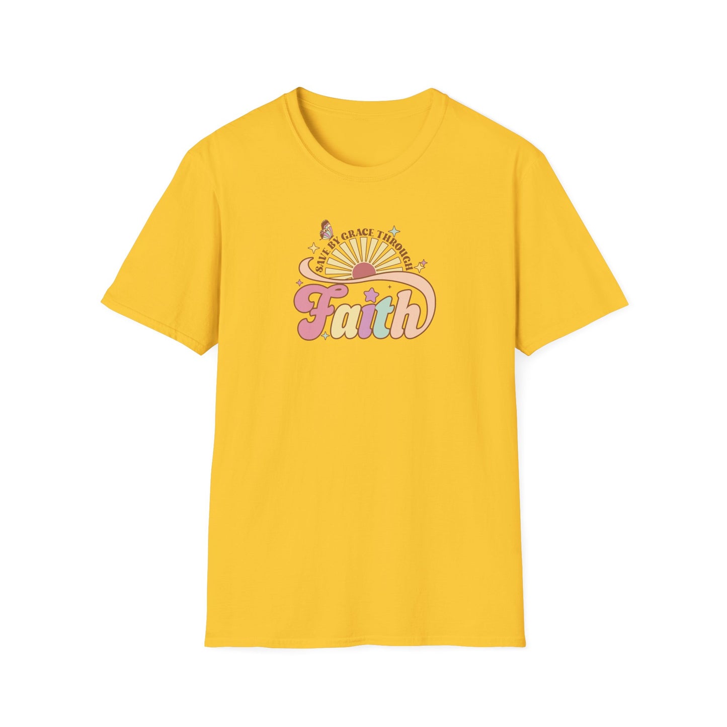 "Saved by Grace Through Faith" Unisex Softstyle T-Shirt