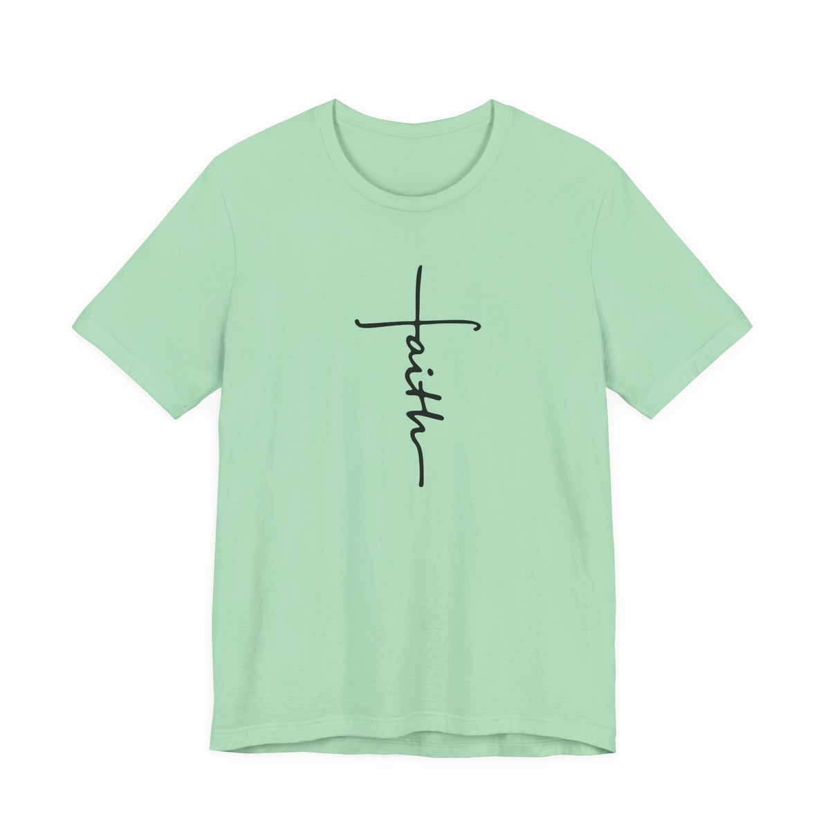Faith Word Cross T-Shirt
