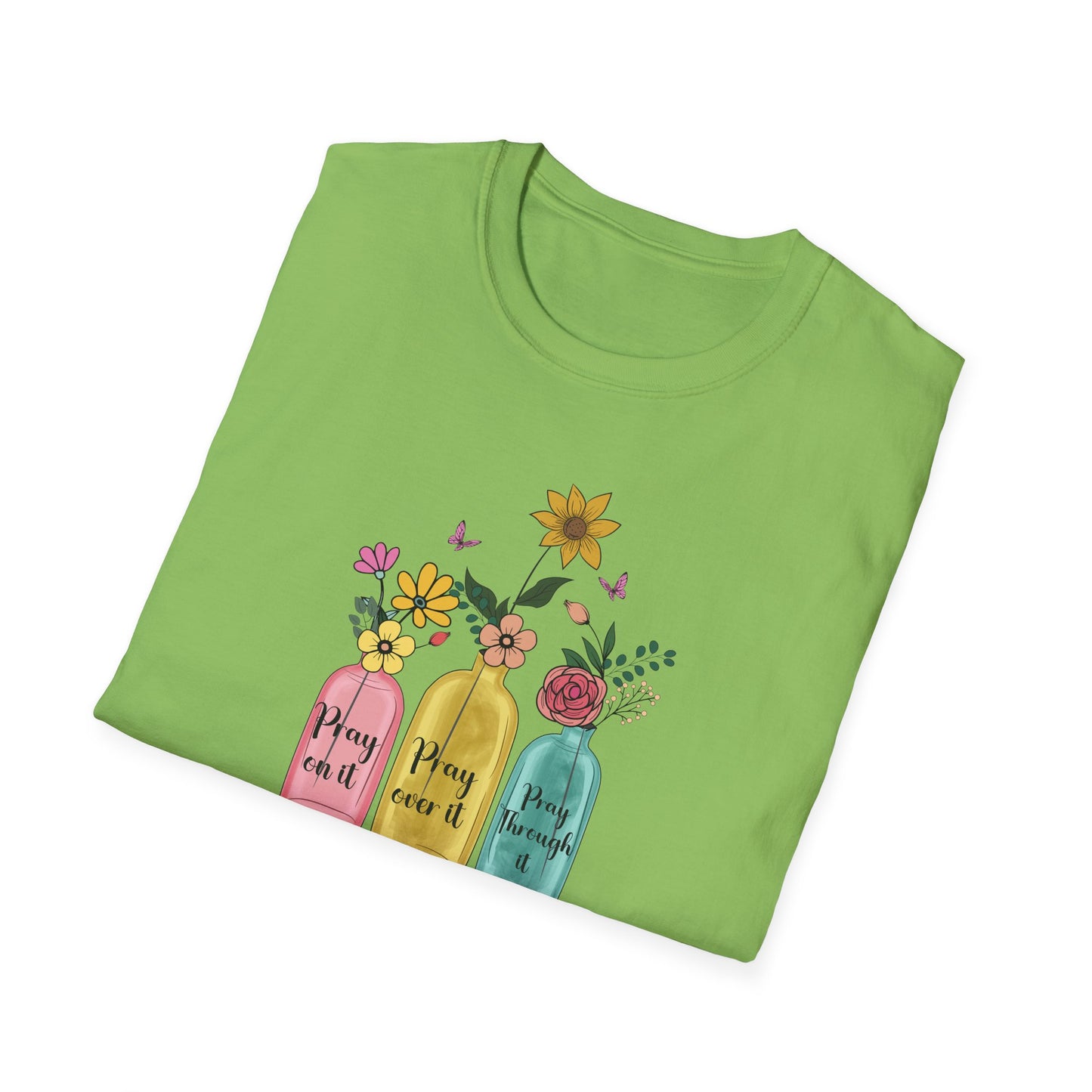 Jars of Flowers Unisex Softstyle T-Shirt