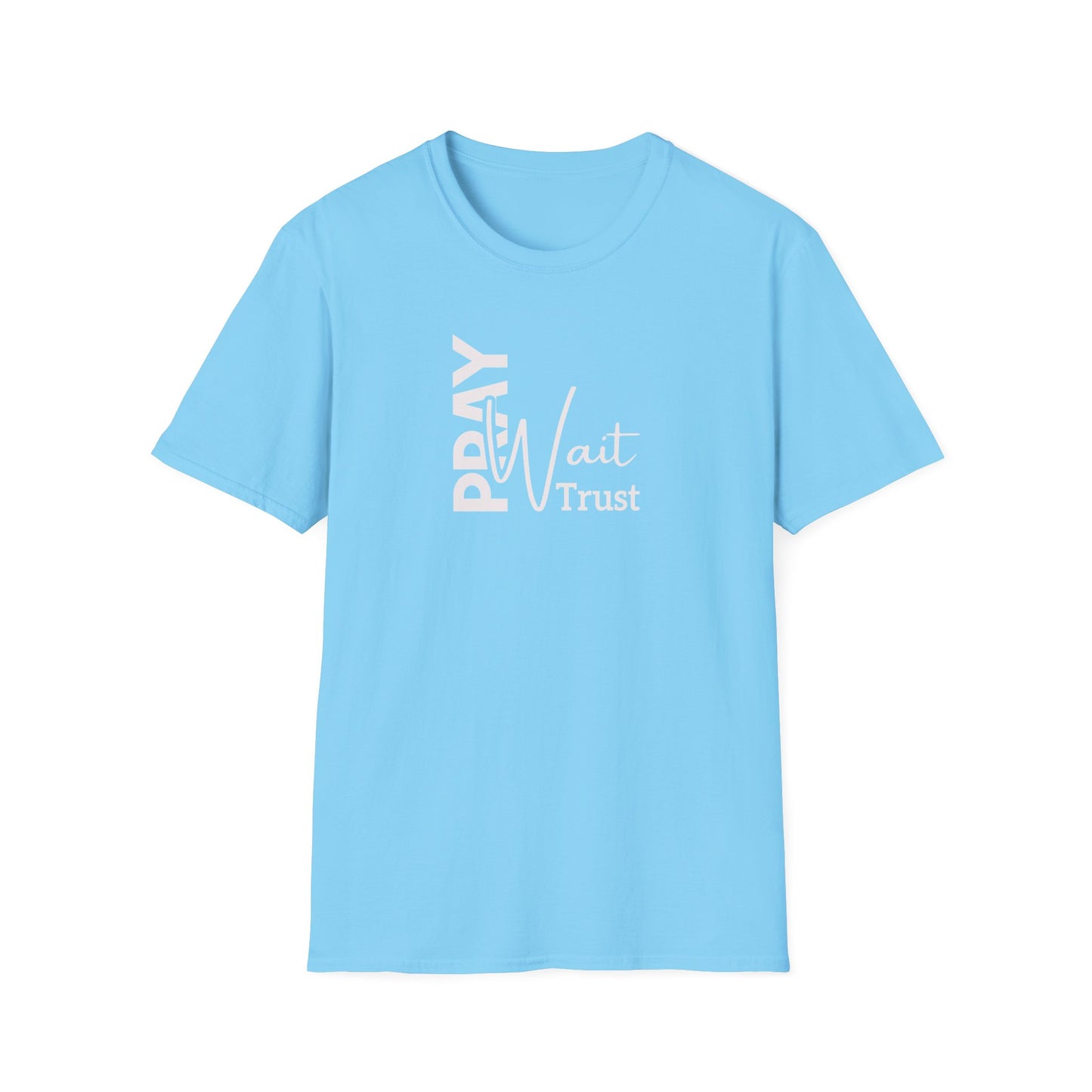 "Pray Wait Trust" Unisex Softstyle T-Shirt