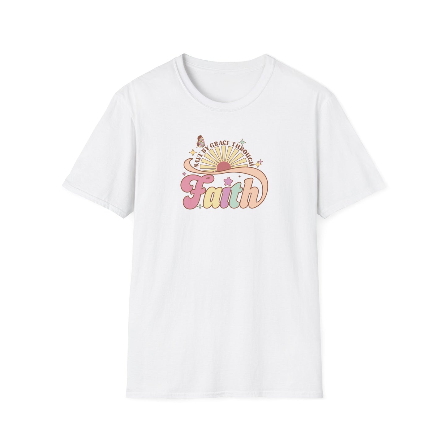 "Saved by Grace Through Faith" Unisex Softstyle T-Shirt