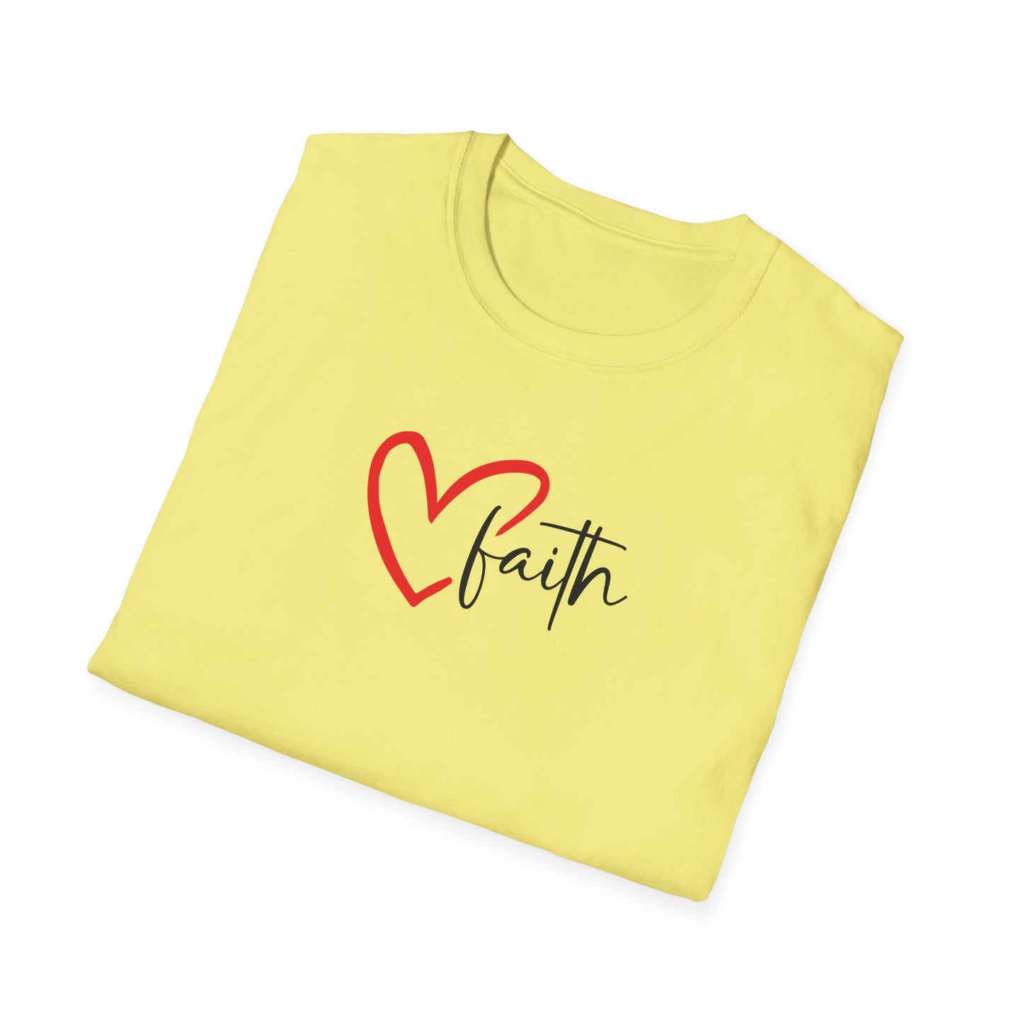 Faith Heart - Unisex Softstyle T-Shirt