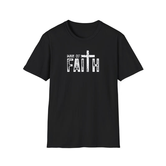 "Man of Faith" Retro Unisex Softstyle T-Shirt