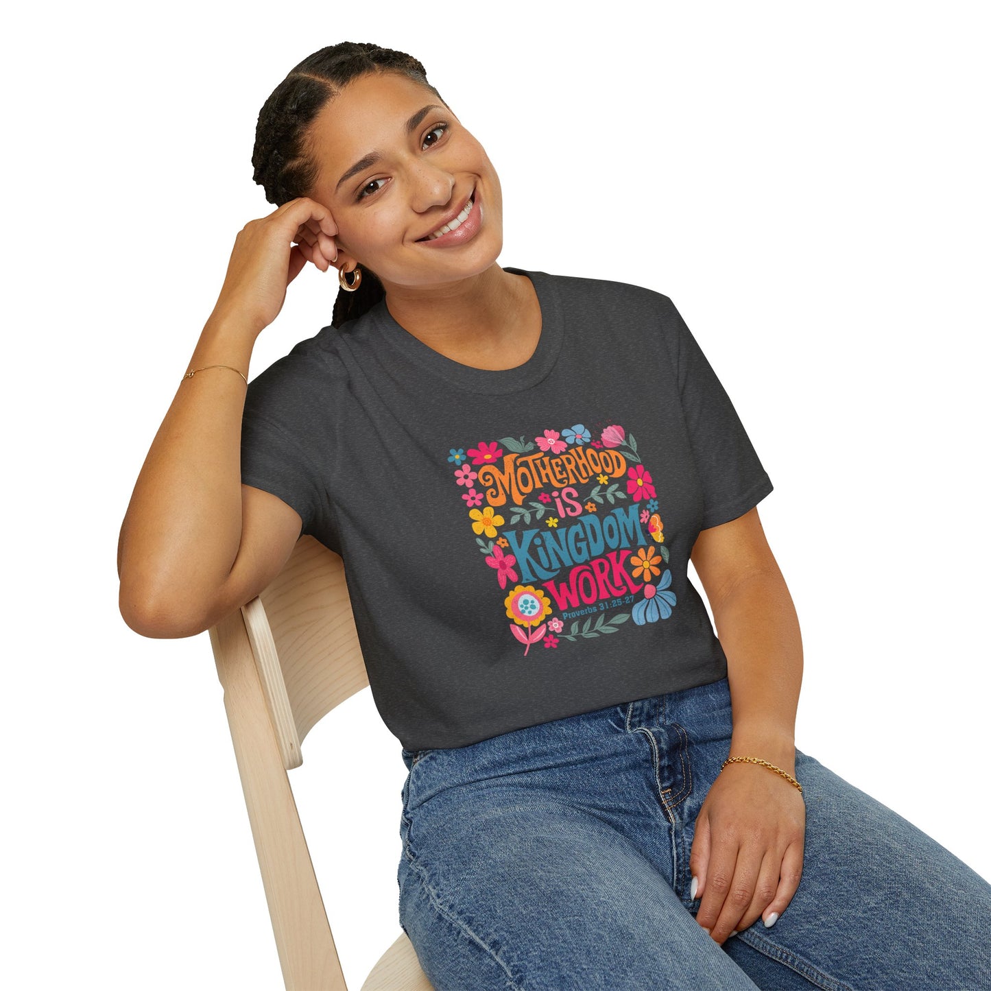 Motherhood is Kingdom Work Softstyle T-Shirt