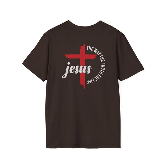 "Jesus The Way The Truth The Life"Unisex Softstyle T-Shirt