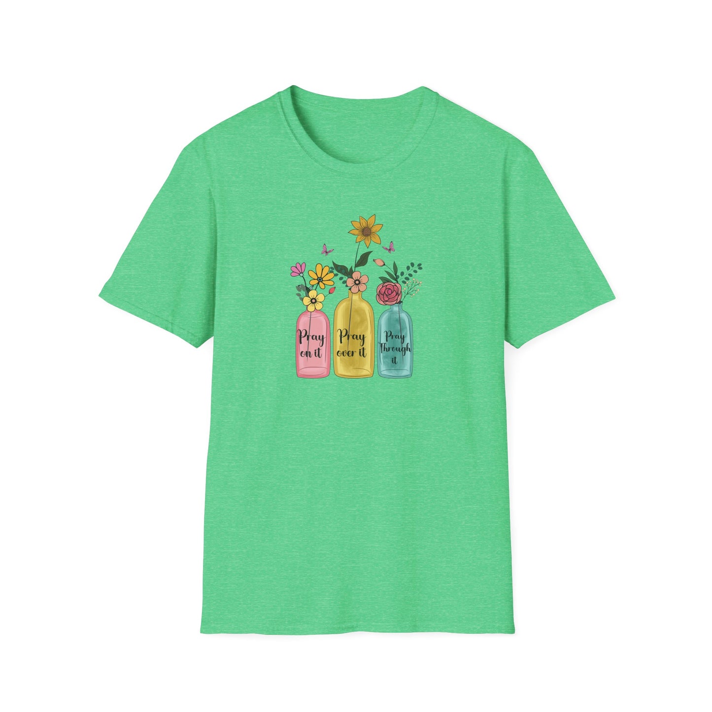 Jars of Flowers Unisex Softstyle T-Shirt
