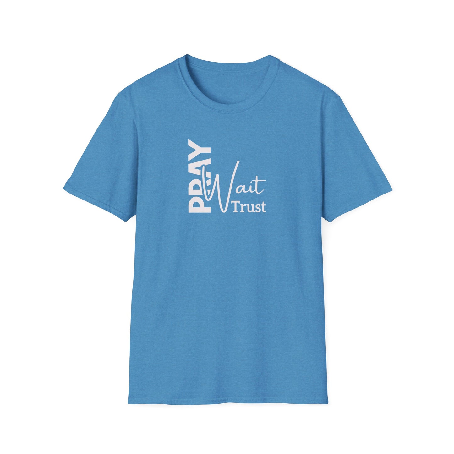 "Pray Wait Trust" Unisex Softstyle T-Shirt