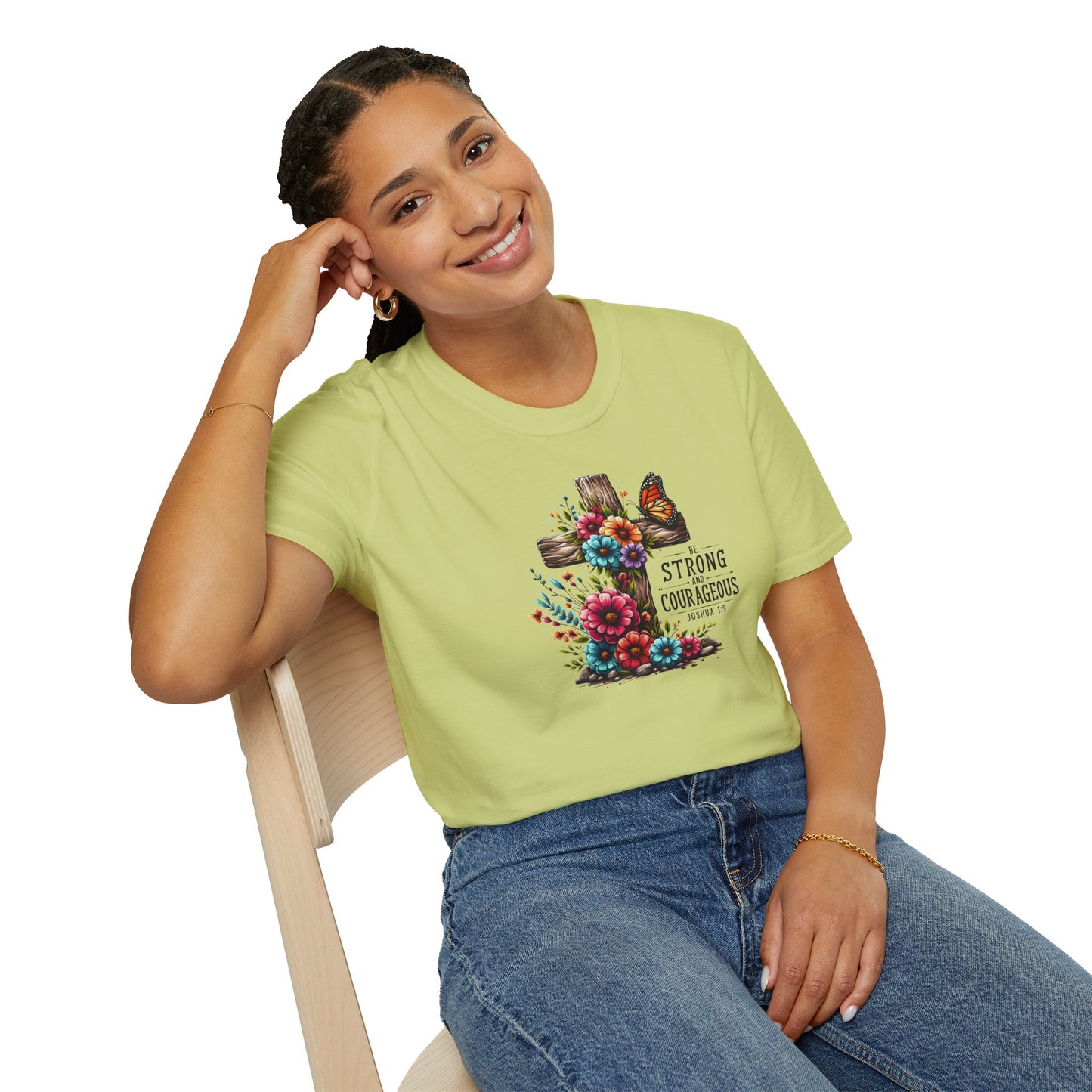 "Be Strong and Courageous" Unisex Softstyle T-Shirt