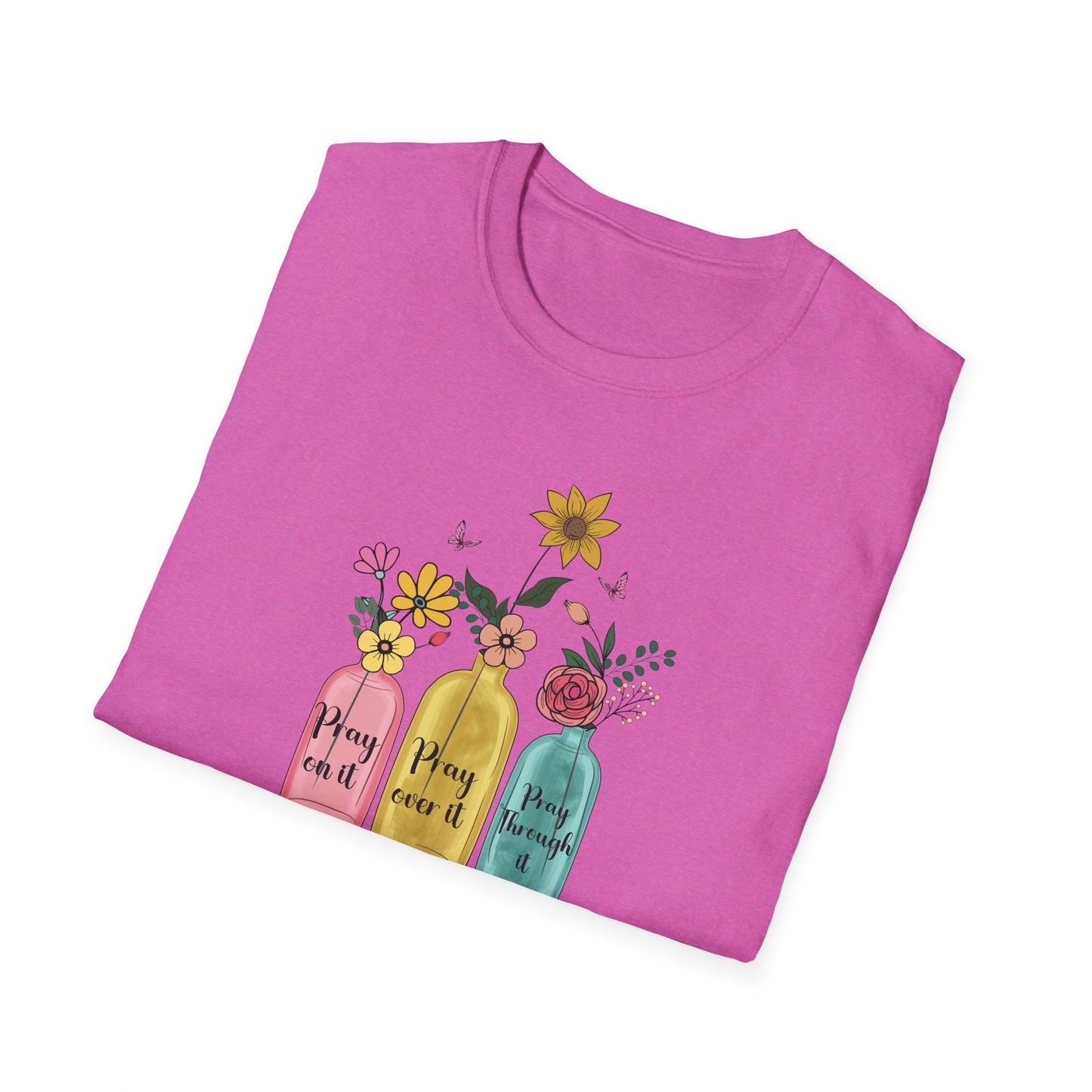 Jars of Flowers Unisex Softstyle T-Shirt