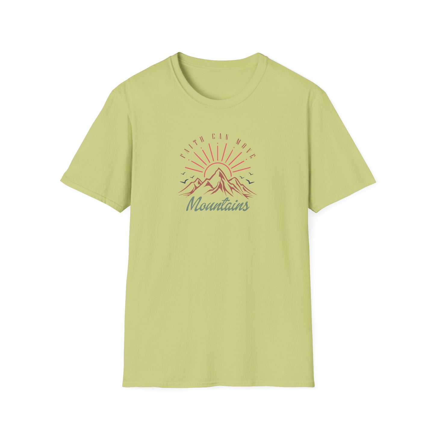 Faith Can Move Mountains D-3 Unisex Softstyle T-Shirt