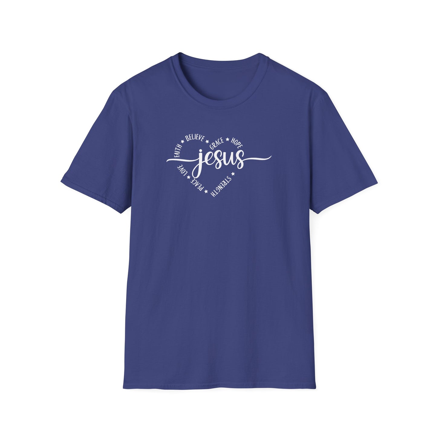 Heart-Jesus Unisex Softstyle T-Shirt