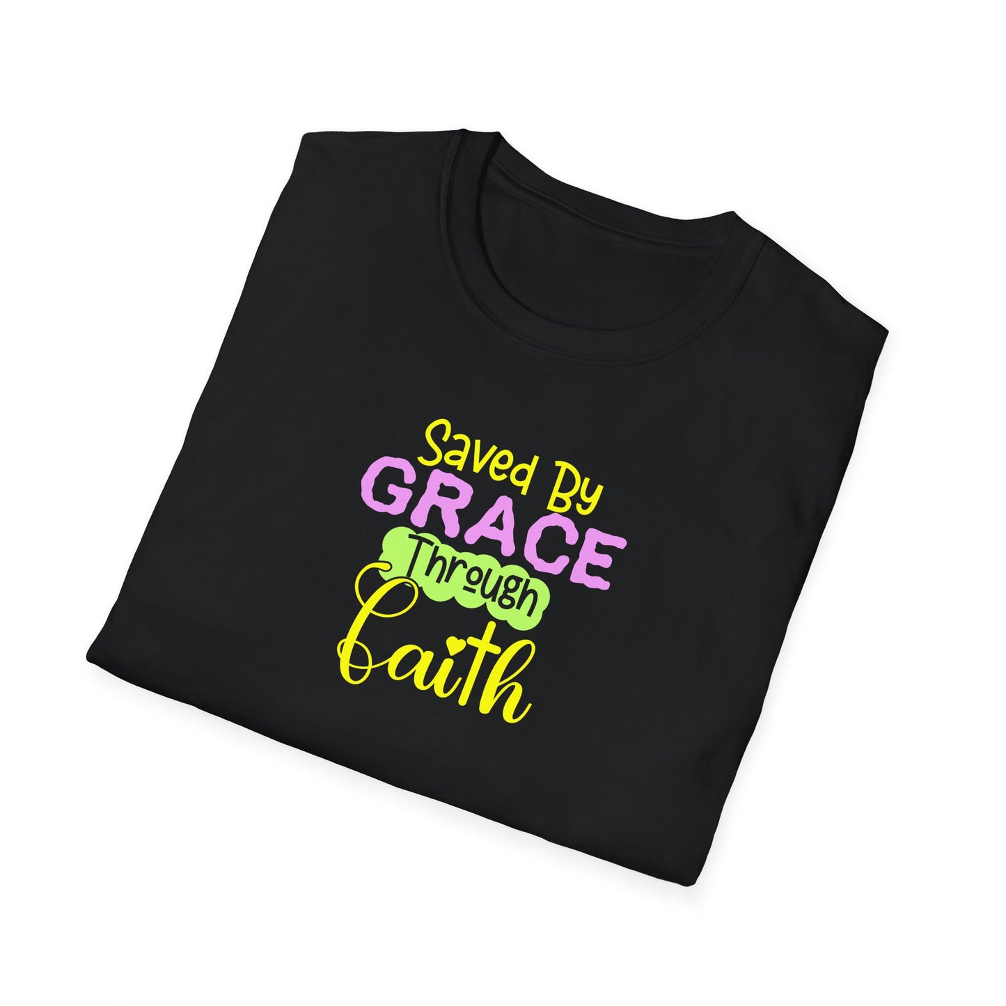 "Saved by Grace Through Faith" Unisex Softstyle T-Shirt