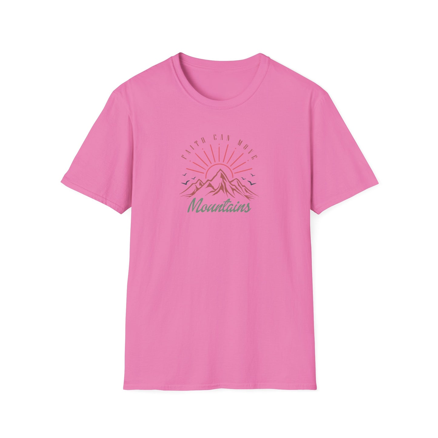 Faith Can Move Mountains D-3 Unisex Softstyle T-Shirt