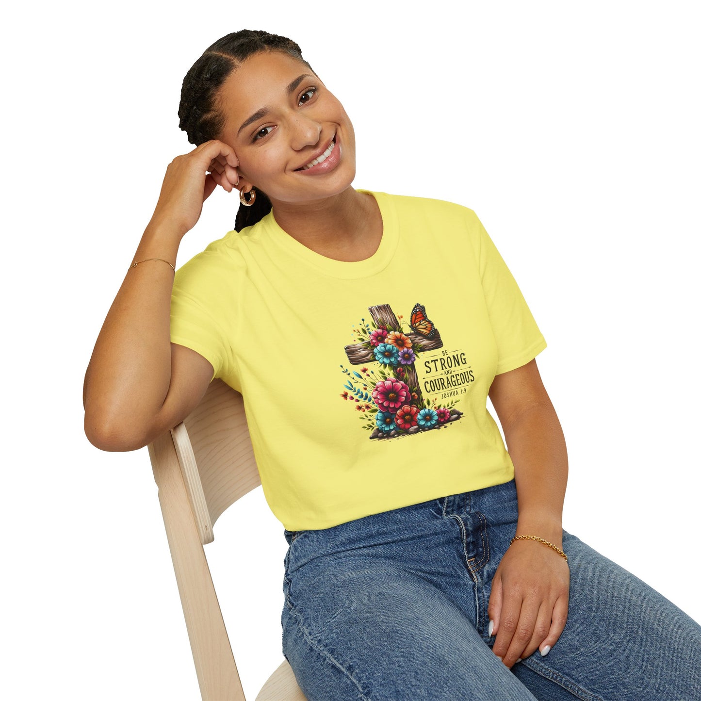 "Be Strong and Courageous" Unisex Softstyle T-Shirt