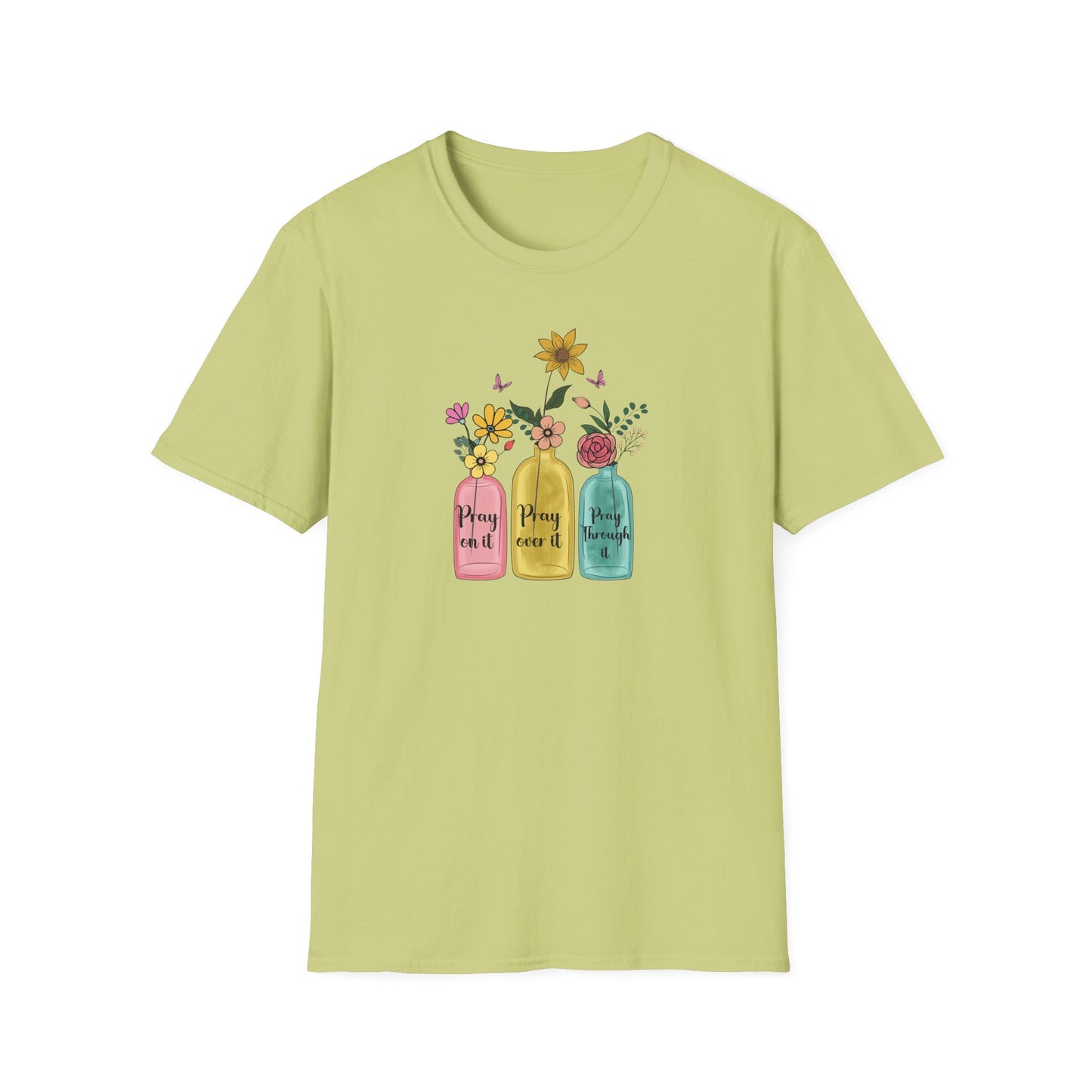 Jars of Flowers Unisex Softstyle T-Shirt