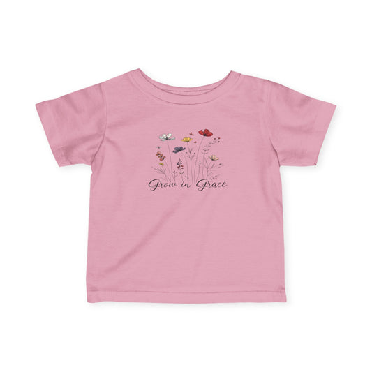 "Grow in Grace" - Infant Fine Jersey Tee