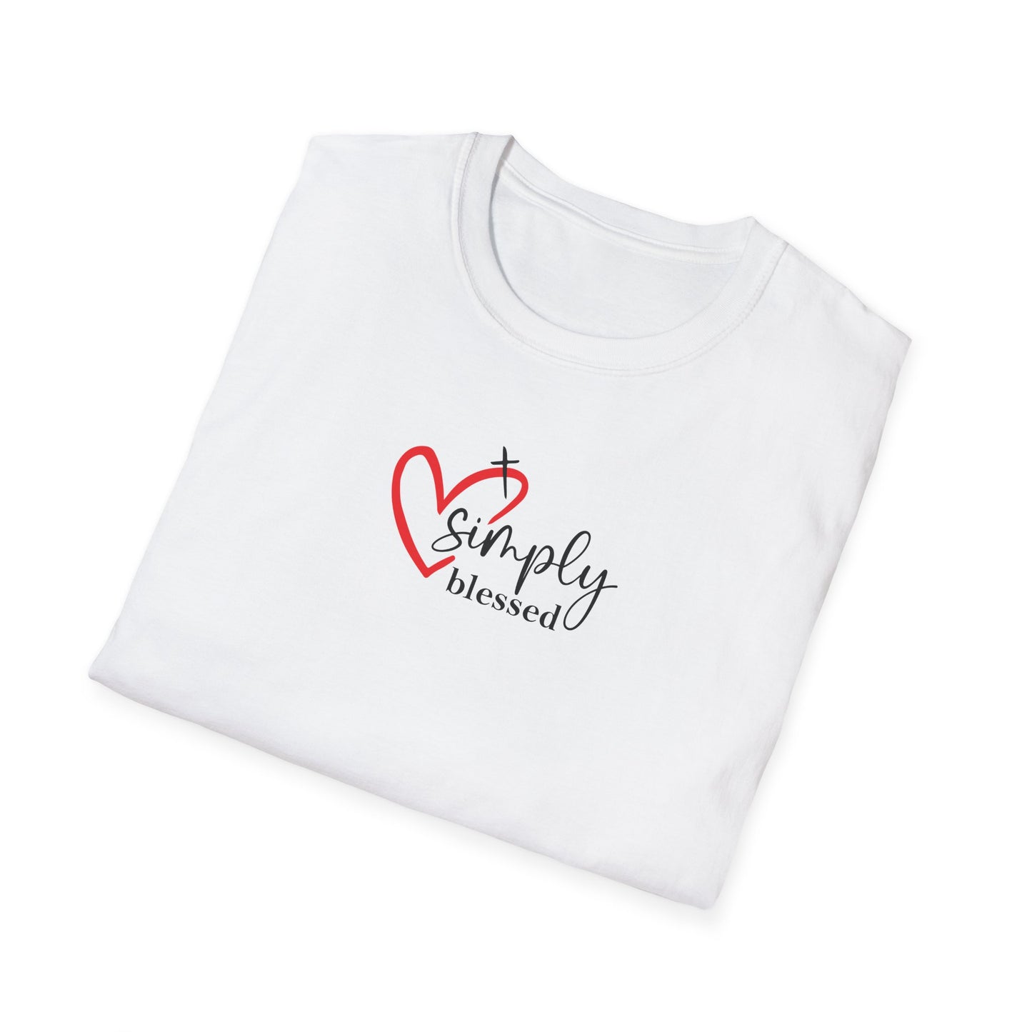 "Simply Blessed" Unisex Softstyle T-Shirt